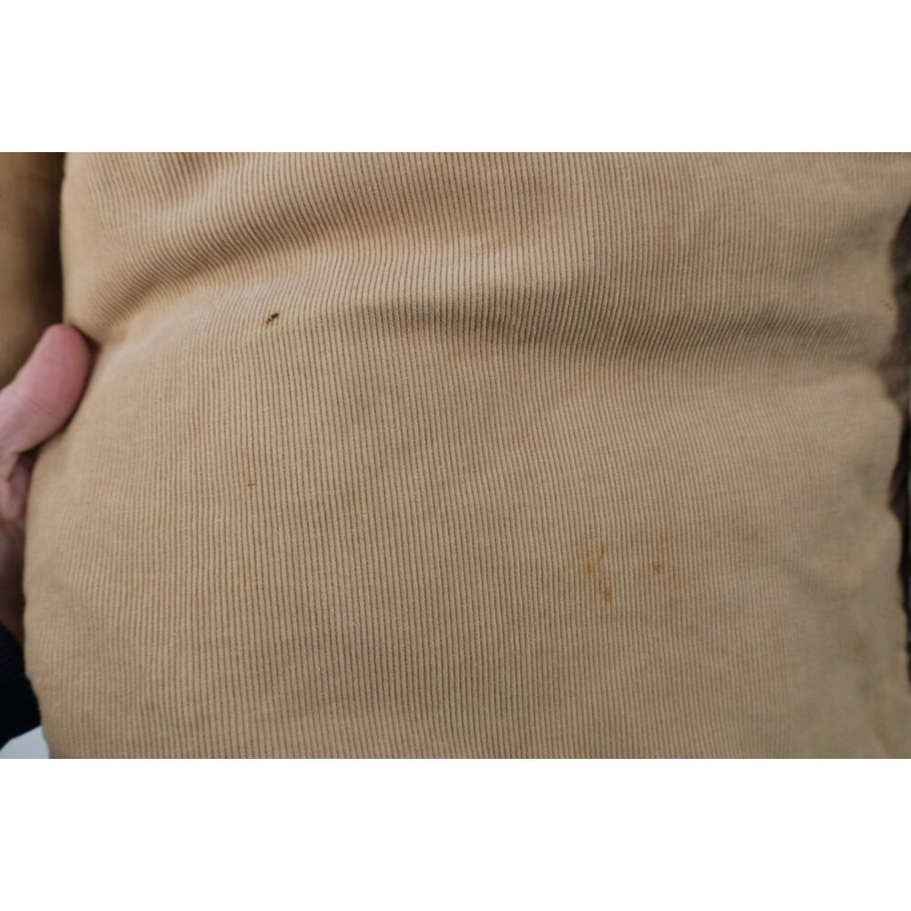 Vtg 70s Streetwear Mens Large Distressed Quilted Corduroy Shirt Jacket Jac Shirt - Picture 6 of 16